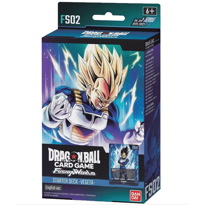 Dragon Ball Super Card Game: Fusion World - Vegeta FS-02 - Starter Deck (ENG)