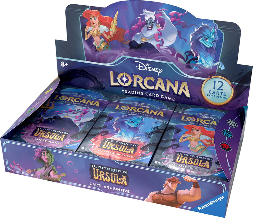 Lorcana - Il Ritorno di Ursula - Booster Pack Display da 24 Buste (ITA)