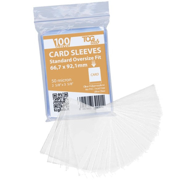 TcgLab Oversize Fit Ultra Clear 50 micron – 100 bustine