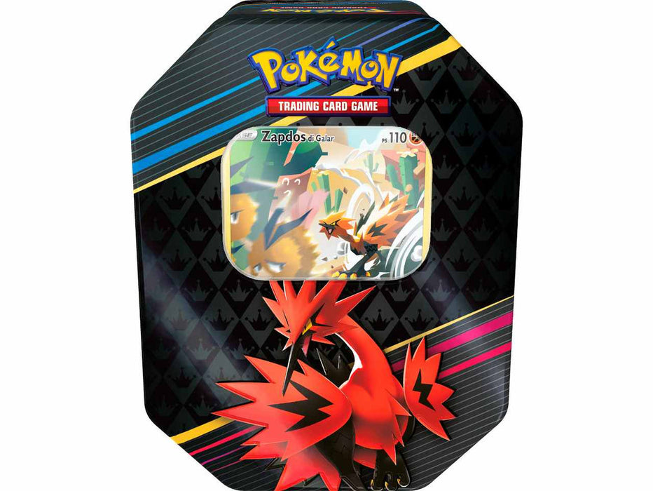Zapdos di Galar - Tin da Collezione Zenit Regale (ITA)