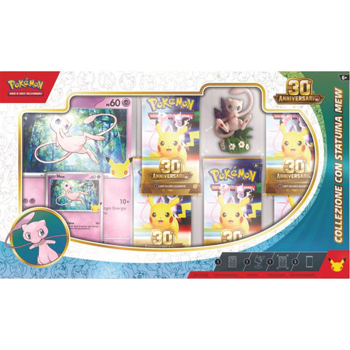 Pokémon 30° Anniversario Collezione con statuina Mew – ITA - confezione italiana