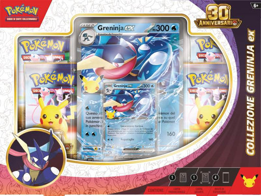 Pokémon 30° Anniversario Collezione Greninja-ex – ITA - confezione italiana