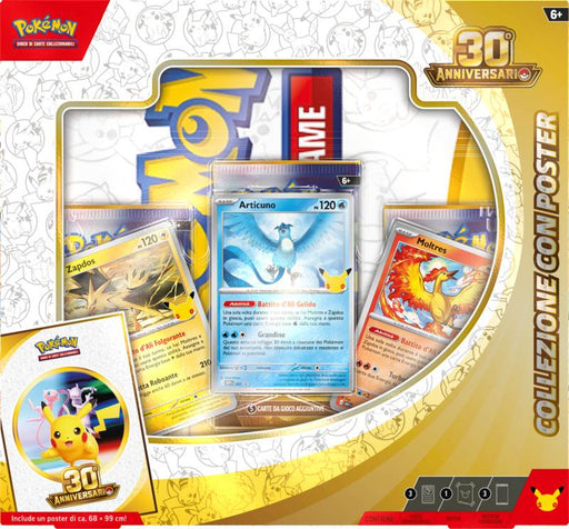 Pokémon 30° Anniversario Collezione con poster – ITA - confezione italiana