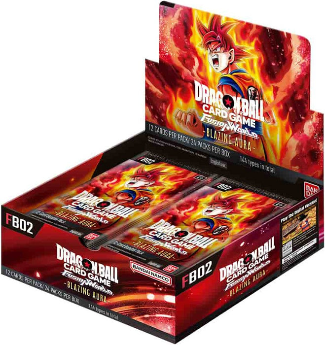 Dragon Ball Super Card Game: Fusion World - Blazing Aura FB02 - Display da 24 Buste (ENG)