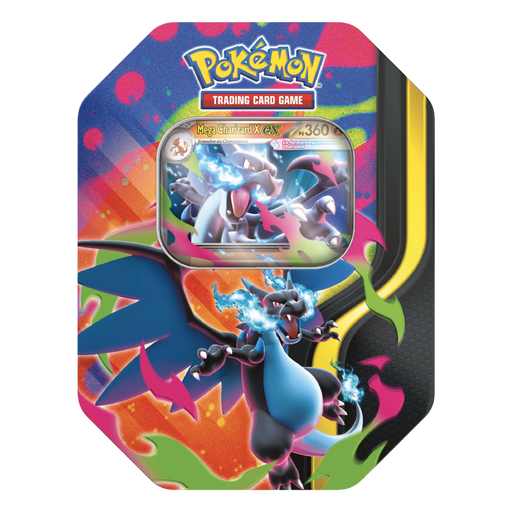 Confezione italiana Pokémon Tin Mega Charizard X-ex