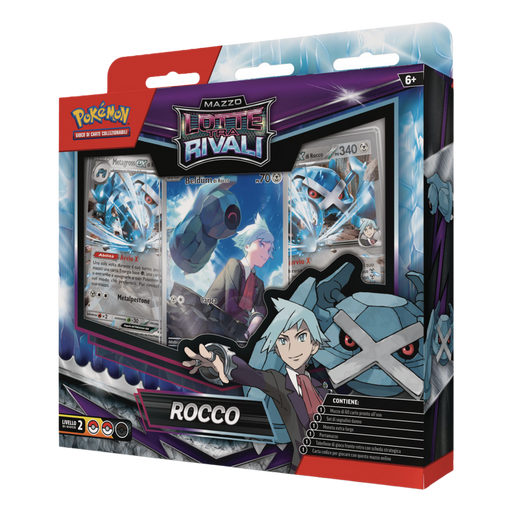 Confezione italiana Pokémon Mazzo Lotte tra Rivali Rocco