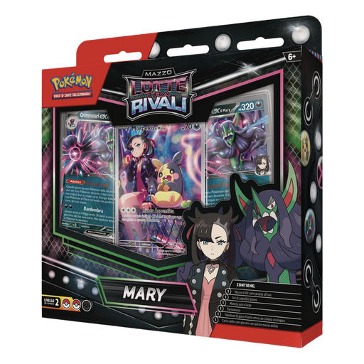 Confezione italiana Pokémon Mazzo Lotte tra Rivali Mary