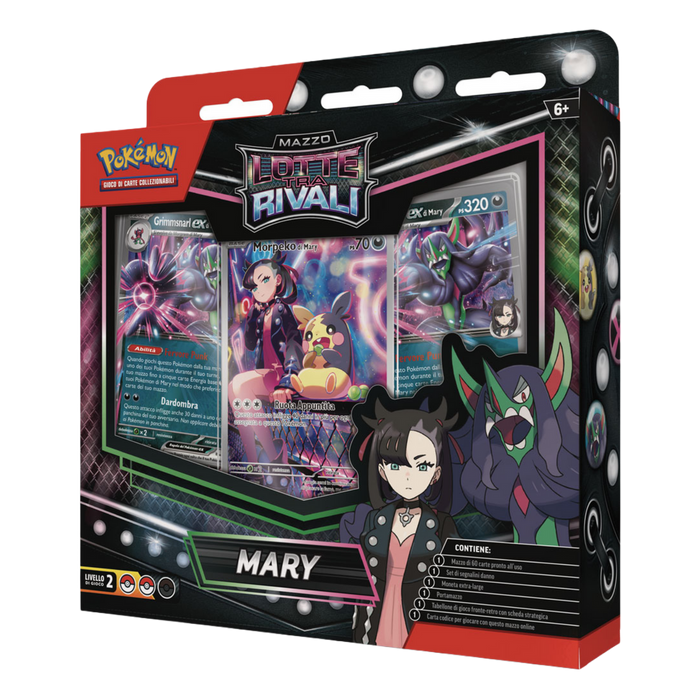 Confezione italiana Pokémon Mazzo Lotte tra Rivali Mary