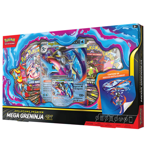 Pokémon Collezione Premium Mega Greninja-ex – ITA - confezione in italiano