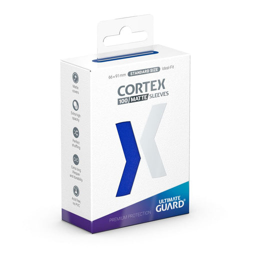 Confezione Ultimate Guard Cortex Matte blu, 100 bustine Standard