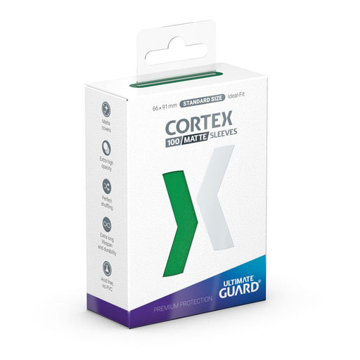 Confezione Ultimate Guard Cortex Matte verde, 100 bustine Standard